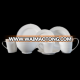 wholesale porcelain embossed dinner set, products can be customized ceramic tableware