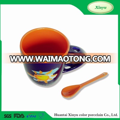 Well-designed New arrival personalized coffee mug with spoon