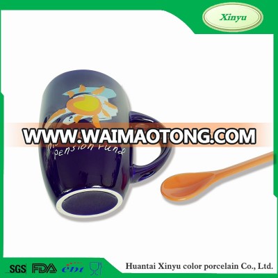 Different Styles New arrival coffee mug with lid and spoon